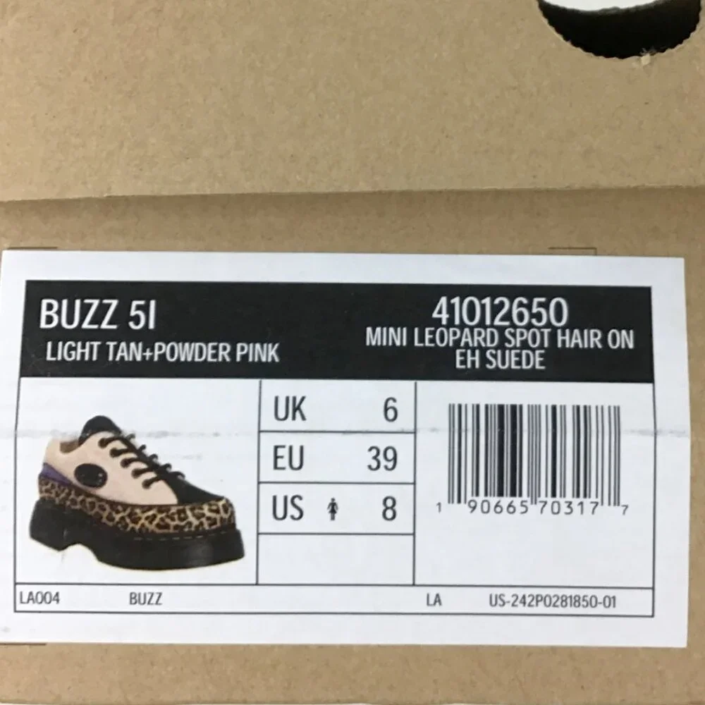DR MARTINS Buzz 5i Mixed Media Platform Sneaker